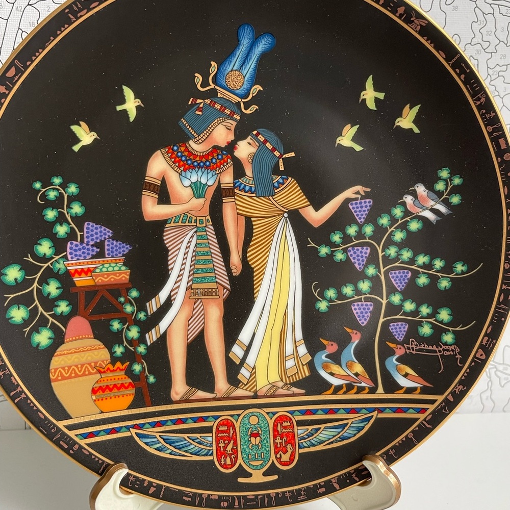 “True Loves of the New Kingdom" 8th and Final Plate in Legend of Tutankhamun